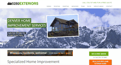 Desktop Screenshot of 5280exteriors.com